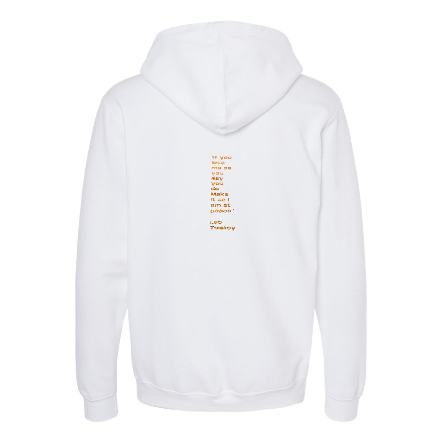 Peace Hoody (Gold Rhinestones)